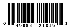 UPC barcode 045888219151