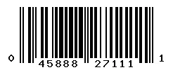 UPC 045888271111 barcode image
