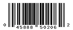 UPC barcode 045888502062