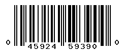 UPC barcode number 045924593900