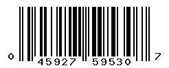 UPC barcode number 045927595307