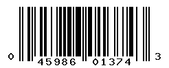 UPC barcode 045986013743