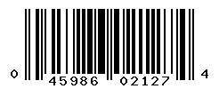 UPC barcode number 045986021274
