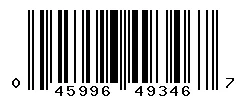 UPC barcode 045996493467