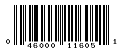 upc 046000116051 barcode image