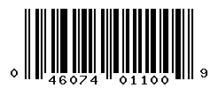 upc 046074011009 barcode image