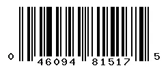 UPC barcode 046094815175