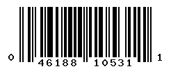 UPC barcode number 046188105311