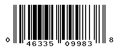 046335099838 barcode