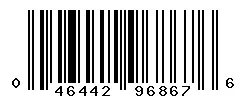 UPC barcode 046442968676