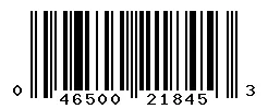 UPC barcode 046500218453