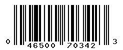 UPC barcode number 046500703423