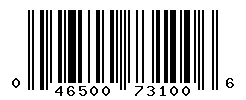 UPC barcode number 046500731006