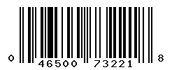 UPC barcode number 046500732218