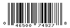 UPC barcode number 046500749278