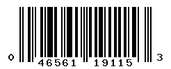 UPC barcode number 046561191153