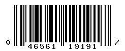 UPC barcode number 046561191917