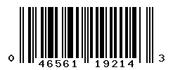 UPC barcode number 046561192143