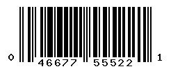 UPC barcode number 046677555221