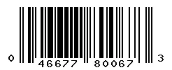UPC barcode 046677800673
