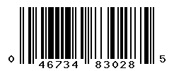 UPC barcode number 046734830285