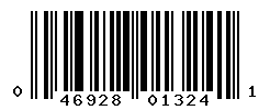UPC barcode number 046928013241