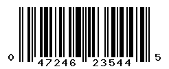 UPC barcode number 047246235445