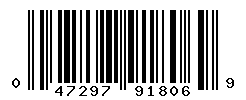 UPC barcode number 047297918069