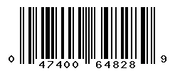 UPC barcode 047400648289