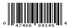 UPC barcode number 047406091454