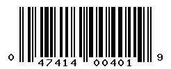 UPC barcode number 047414004019