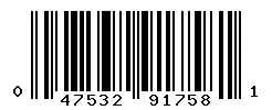 047532917581 barcode
