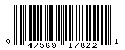 UPC barcode number 047569178221