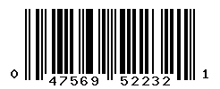 UPC barcode number 047569522321