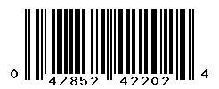 UPC barcode 047852422024
