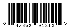 upc 047852912105 barcode image