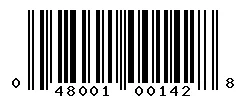 UPC barcode 048001001428