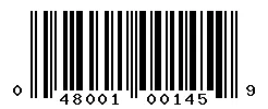 UPC barcode 048001001459
