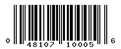 upc 048107100056 barcode image