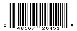 upc 048107204518 barcode image