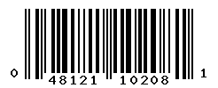 UPC barcode number 048121102081