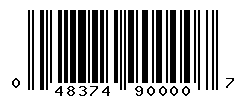 upc 048374900007 barcode image