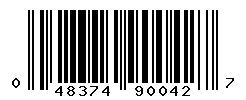 UPC 048374900427 barcode image