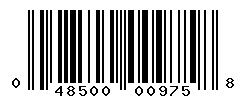 UPC barcode number 048500009758