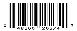 UPC barcode number 048500202746