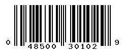 UPC barcode number 048500301029