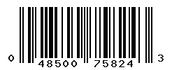 UPC barcode number 048500758243