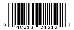 UPC barcode number 048513212121