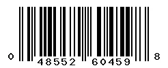 UPC 048552604598 barcode image