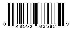 UPC barcode 048552635639